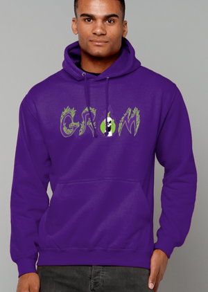 Grim Cotton College Hoodie - Alien Cow