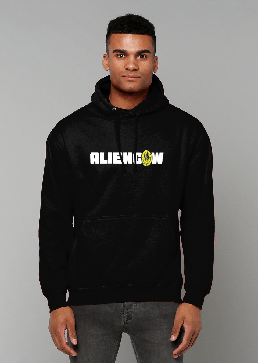 Alien C:)W Cotton Hoodie - Alien Cow