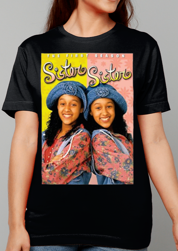 Sister Sister Heavy Cotton T-Shirt - Alien Cow