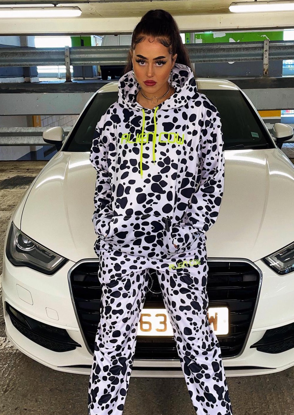 Alien Cow Tracksuit (Dalmatian) - Alien Cow