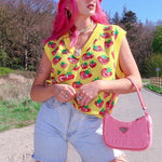 Sweetie Pie Knitted Sweater Vest PRE-ORDER - Alien Cow