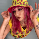 Sweetie Pie Sunshine Yellow  Bucket Hat - Alien Cow