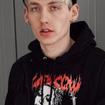 Guilty Pleasure Cotton Hoodie - Alien Cow
