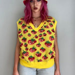 Sweetie Pie Knitted Sweater Vest PRE-ORDER - Alien Cow