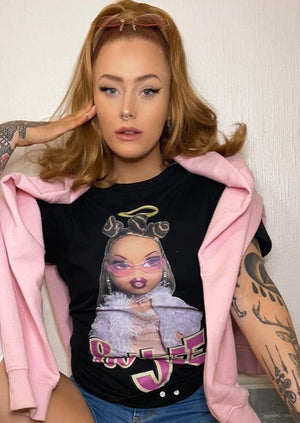Boujee Brat Organic Cotton T-Shirt - Alien Cow