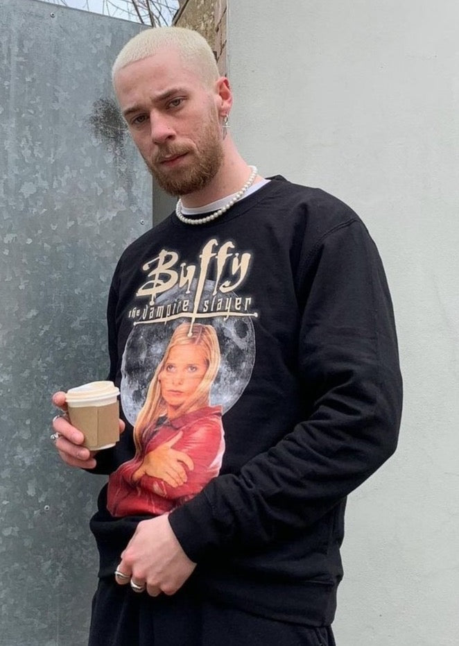 Buffy Cotton Sweatshirt - Alien Cow