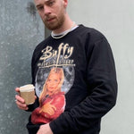 Buffy Cotton Sweatshirt - Alien Cow