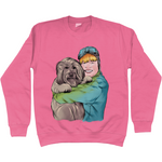 Aunt Mabel Cotton Sweatshirt - Alien Cow