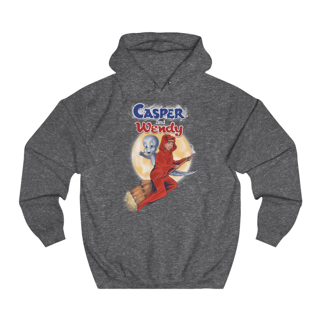 Casper and Wendy Cotton Hoodie - Alien Cow