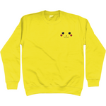 Sparky Embroidered Sweatshirt - Alien Cow