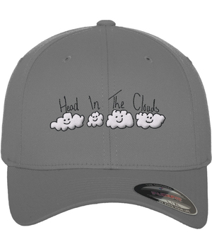 Head In The Clouds Fitted Baseball Cap - Alien Cow