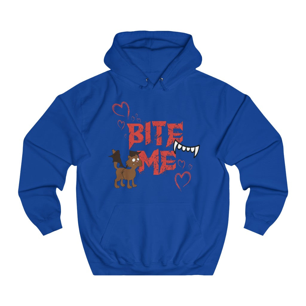 Bite Me Cotton Hoodie - Alien Cow