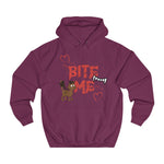 Bite Me Cotton Hoodie - Alien Cow