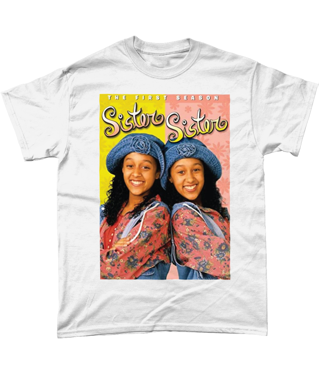 Sister Sister Heavy Cotton T-Shirt - Alien Cow