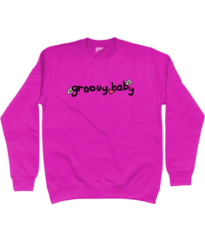 Groovy Baby Sweatshirt - Alien Cow