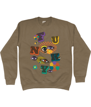 FU-NKY Cotton Sweatshirt - Alien Cow