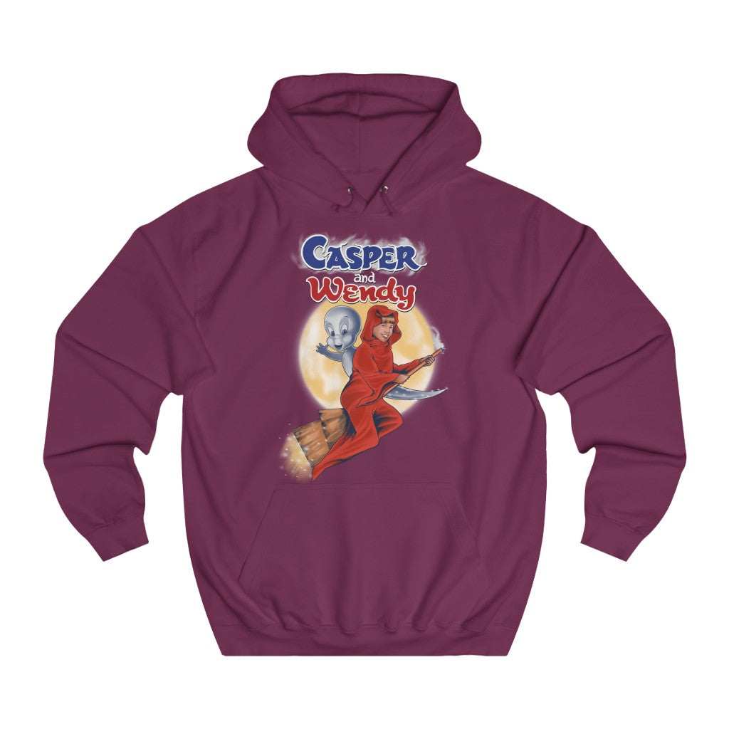 Casper and Wendy Cotton Hoodie - Alien Cow