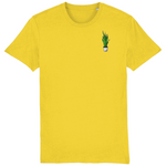 Dracaena Embroidered Organic Cotton Tee - Alien Cow