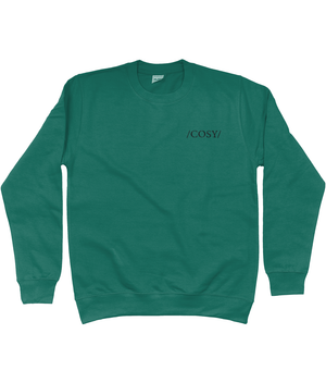 COSY Embroidered Sweatshirt - Alien Cow