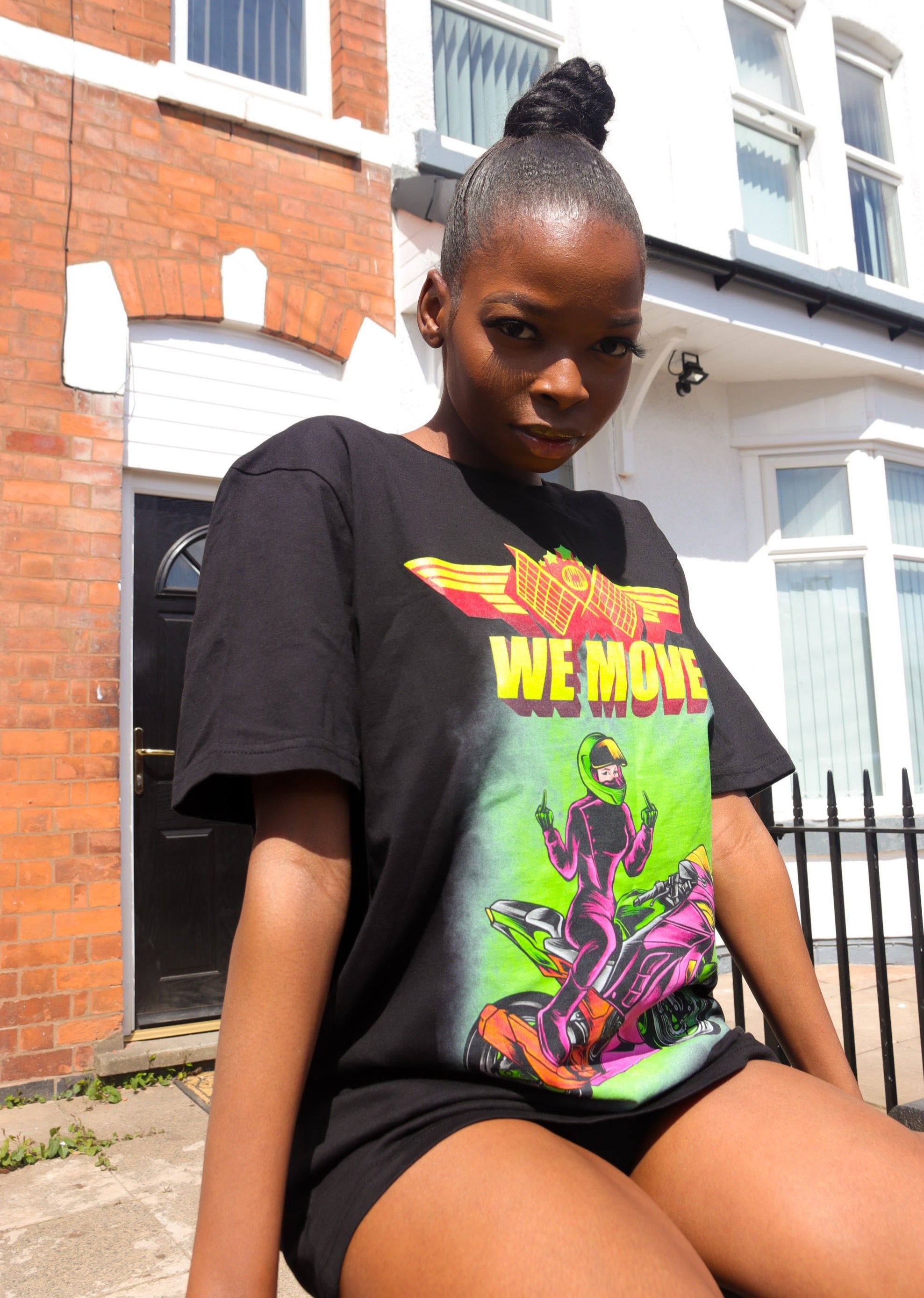 We Move Organic Cotton Tee - Alien Cow