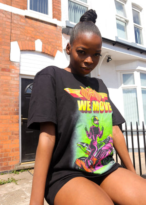 We Move Organic Cotton Tee - Alien Cow