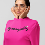 Groovy Baby Sweatshirt - Alien Cow