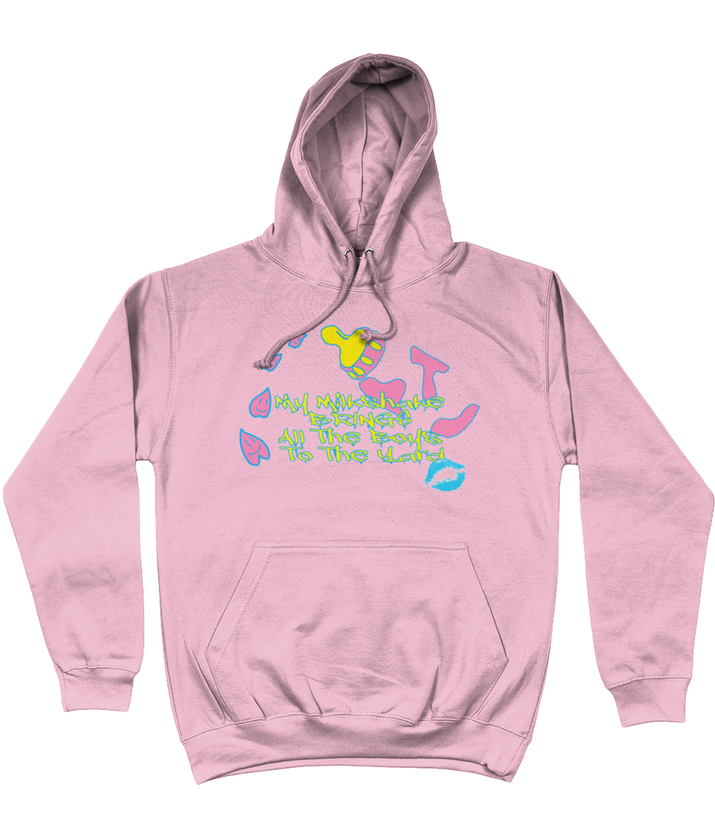 My Milkshake Cotton College Hoodie - Alien Cow