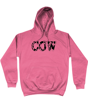 COW Cotton College Hoodie - Alien Cow