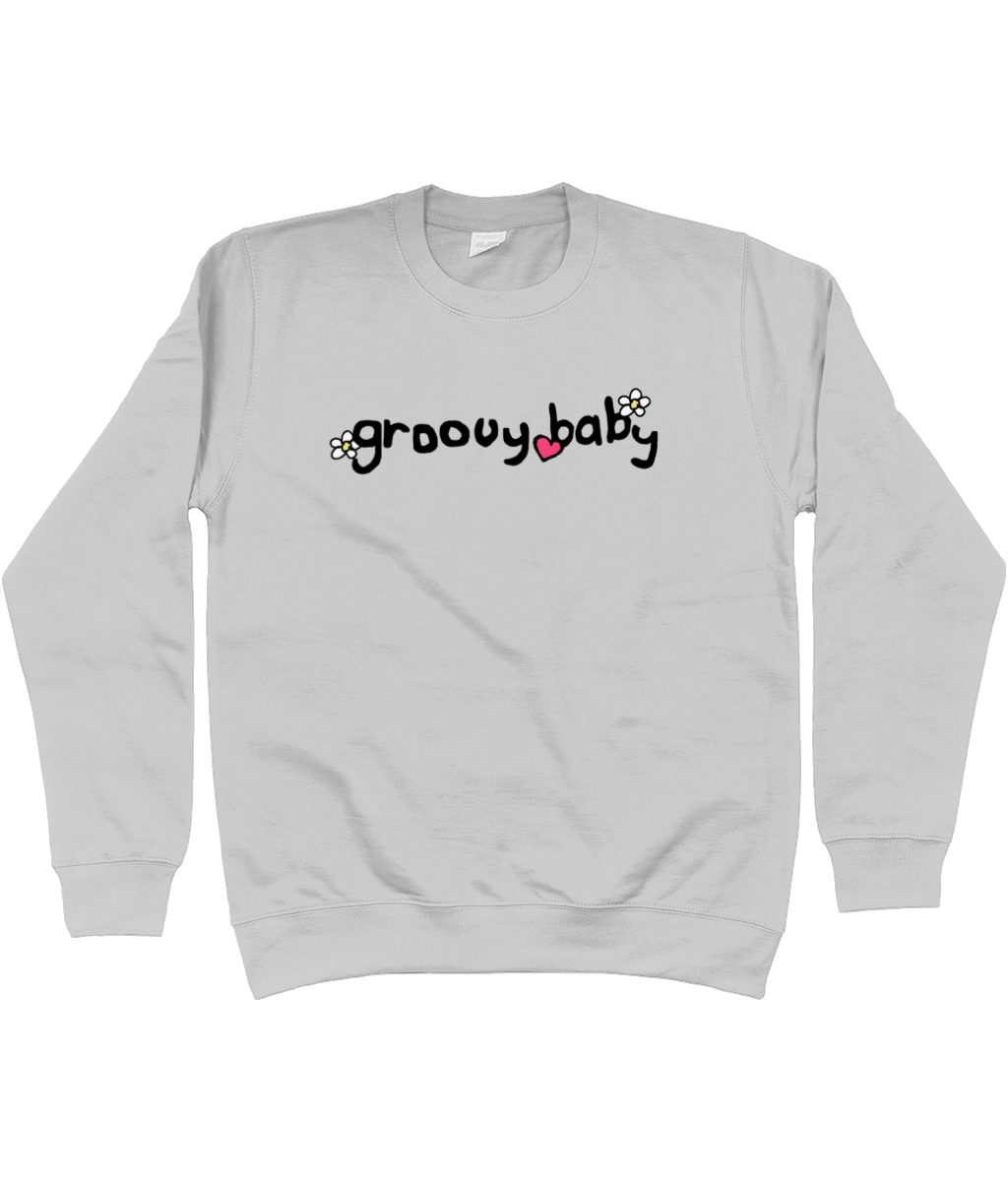 Groovy Baby Sweatshirt - Alien Cow