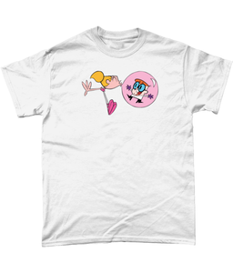 DeeDee's Lab Heavy Cotton T-Shirt - Alien Cow