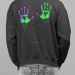 Save Me Neon Sweatshirt - Alien Cow