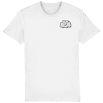 Baby Cloud Embroidered Organic Cotton T-Shirt - Alien Cow