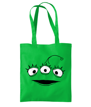 We Come In Peace Shoulder Tote Bag - Alien Cow