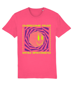 Overcome Fear Organic Cotton Tee - Alien Cow