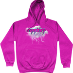 Zhaddy Hot Pink College Cotton Hoodie - Alien Cow