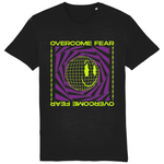 Overcome Fear Organic Cotton Tee - Alien Cow