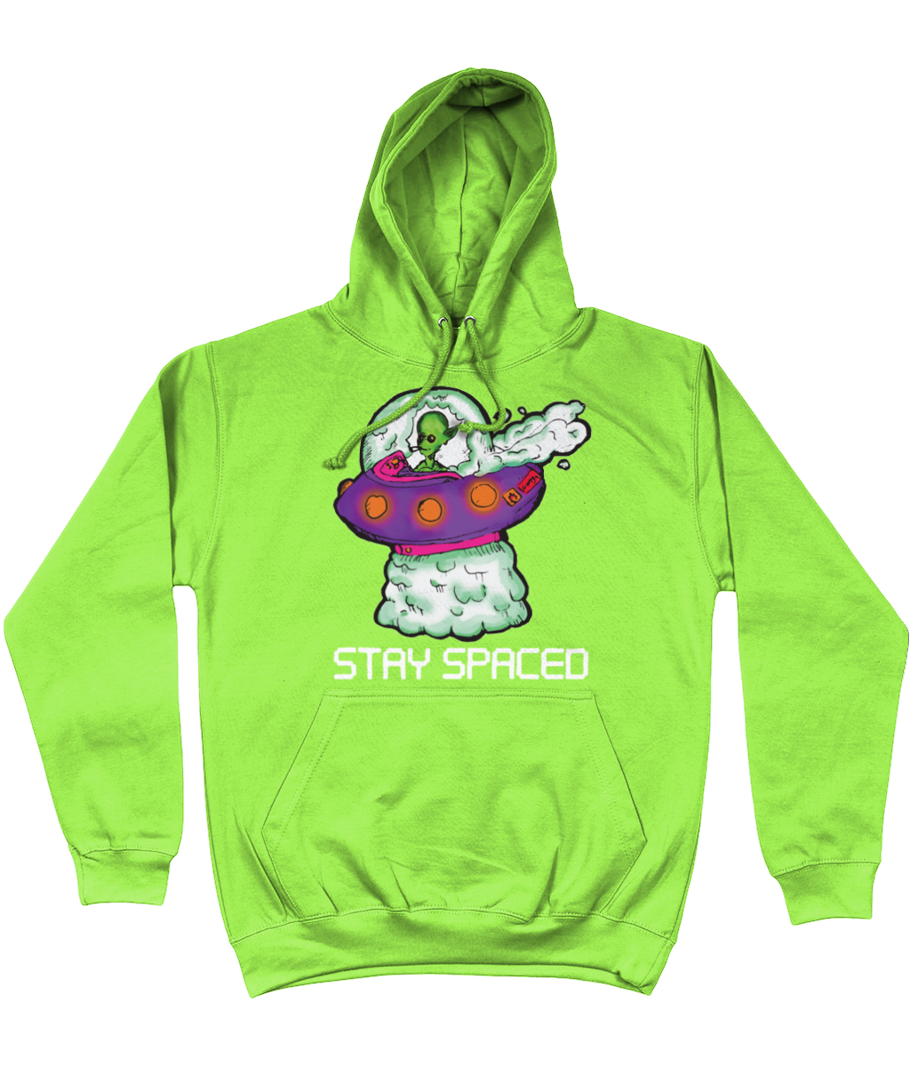 Stay Spaced Hoodie - Alien Cow