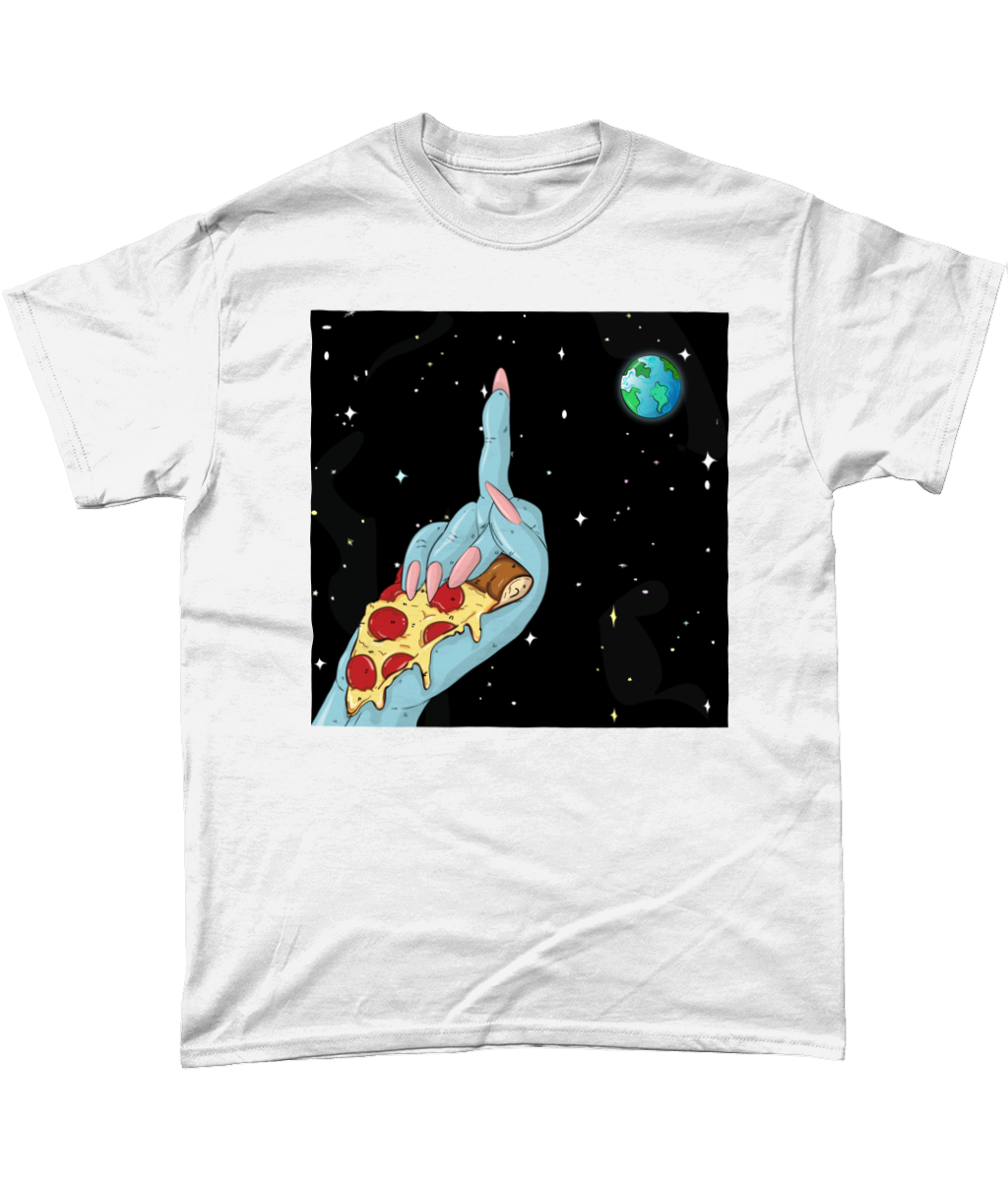 Pizza Over Everything T-Shirt - Alien Cow