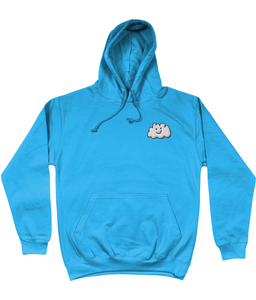 Head In The Clouds Embroidered Hoodie - Alien Cow