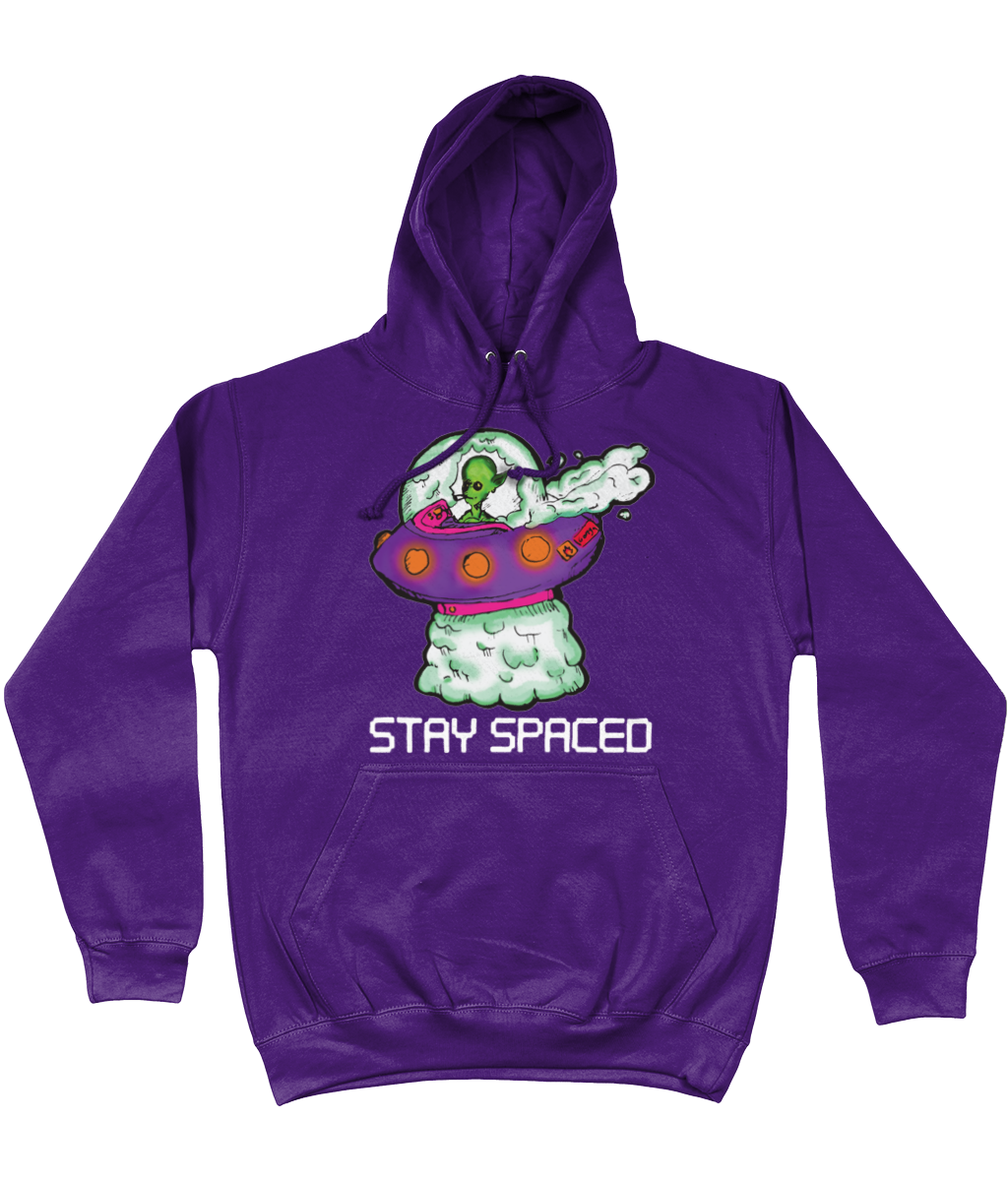 Stay Spaced Hoodie - Alien Cow