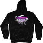 Zhaddy Hot Pink College Cotton Hoodie - Alien Cow