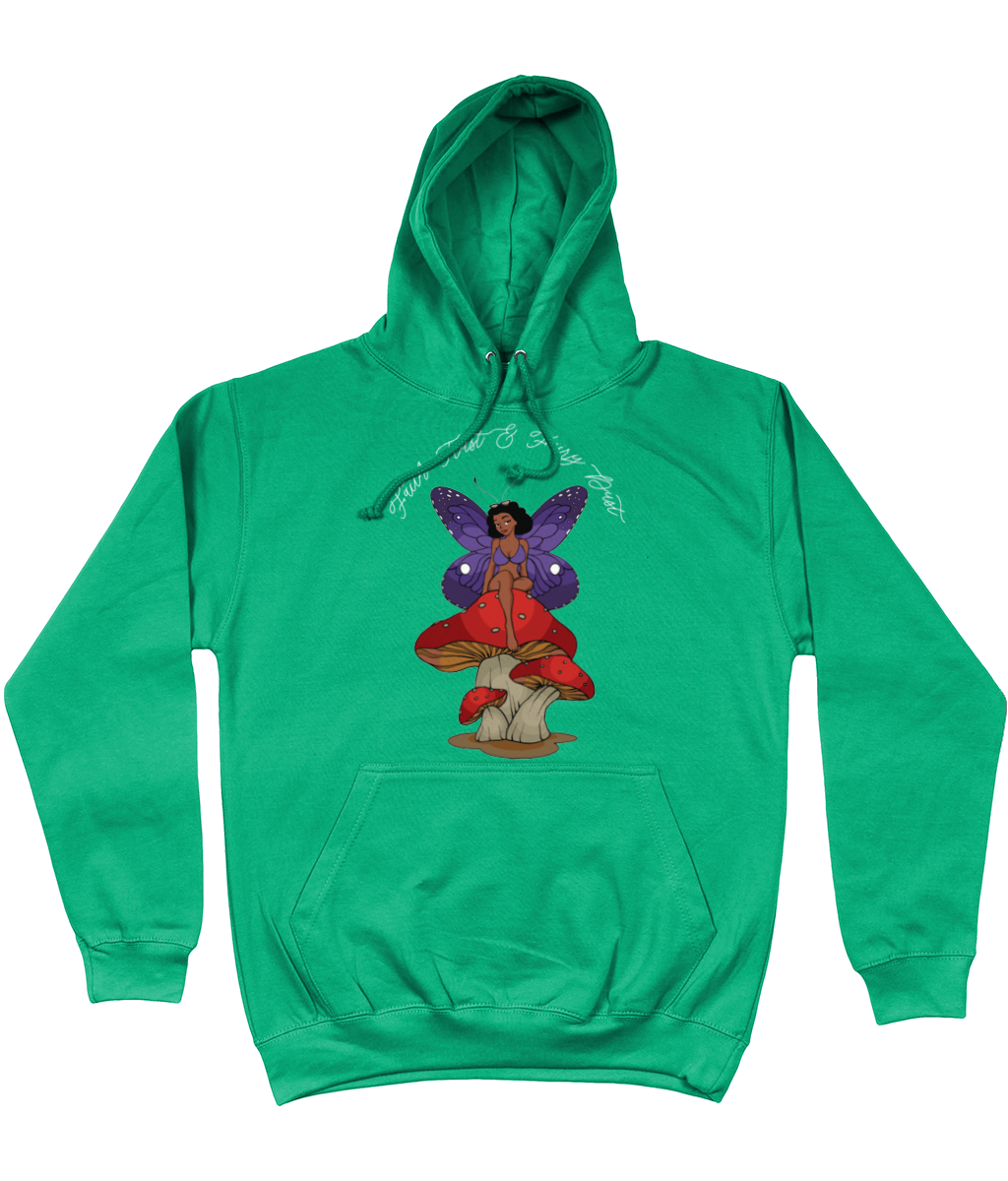 Fairy Dust Cotton Hoodie - Alien Cow