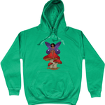 Fairy Dust Cotton Hoodie - Alien Cow