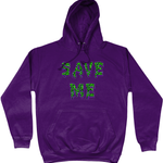 Save Me Neon Cotton Hoodie - Alien Cow