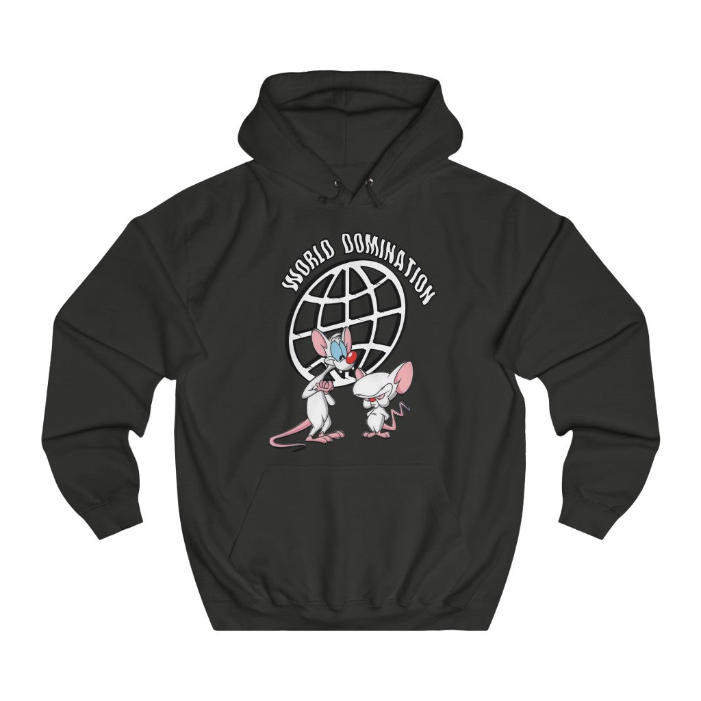 World Domination Cotton Hoodie - Alien Cow