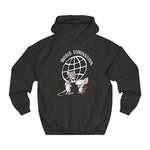 World Domination Cotton Hoodie - Alien Cow