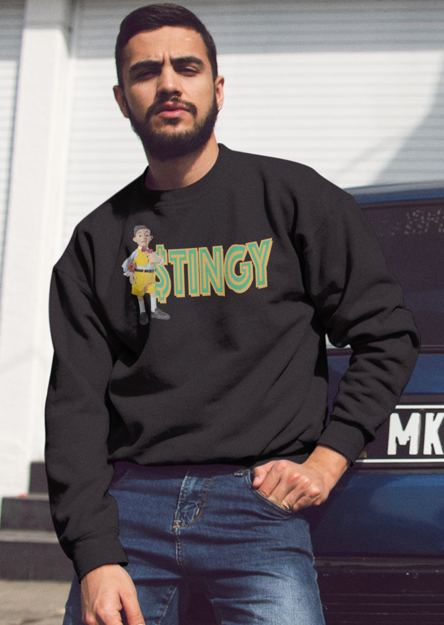 Stingy Sweatshirt - Alien Cow