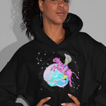 Over The Moon Hoodie - Alien Cow