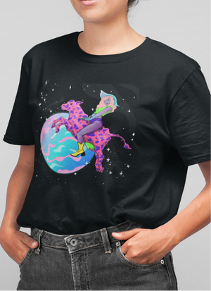 Over The Moon T-Shirt - Alien Cow