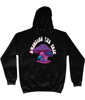 Enjoying The Trip Cotton Hoodie - Alien Cow